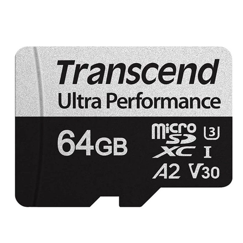 Transcend 64GB 340S UHS-I microSDXC Card Up To Up To 160Mb/s Speed