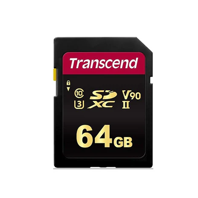 Transcend 64 GB UHS-II U3 V90 SDHC Flash Memory Card