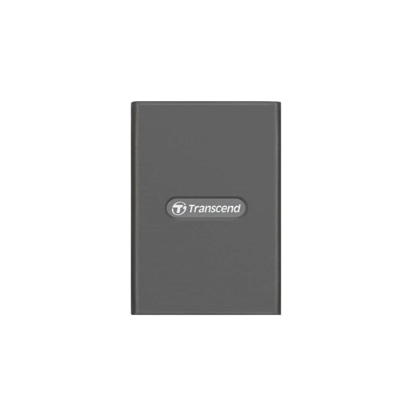 Transcend CFexpress Card Reader, Type B, USB 3.2 Gen 2x2, 20 Gbps, for Photography and Cinematic Experts, Provide Type A and Type C Cables - Space Grey