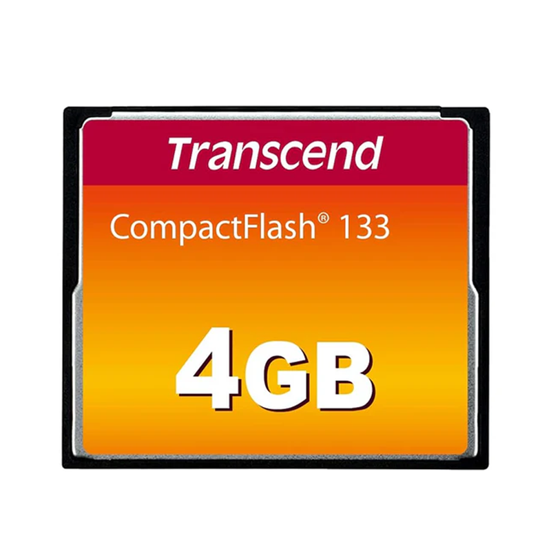 Transcend TS4GCF133 4GB 133x Compact Flash Memory Card