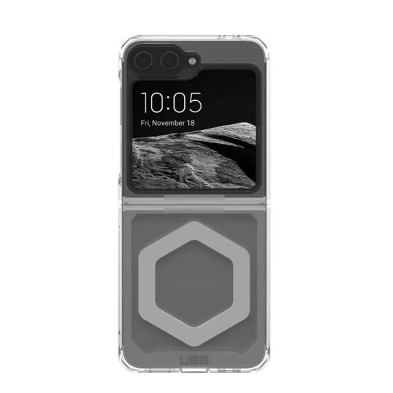 UAG Plyo Pro Case For Samsung Galaxy Z Flip 6, Ice/Silver