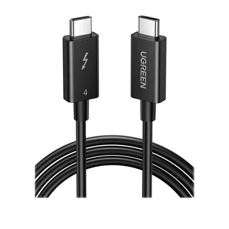 Ugreen USB-C to USB-C Thunderbolt 4 Cable 0.8m (Black), US501