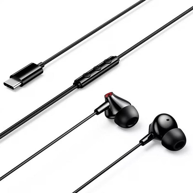 Vention Echo Lite USB-C In-Ear Wired Headphones with DAC Adapter 1.2 M - White