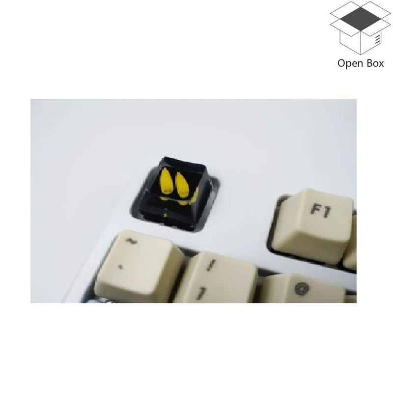 Vergo مخصص Cherry MX Switch Profile Resin Pikachu Keycap للوحة مفاتيح الألعاب الميكانيكية - أسود - صندوق مفتوح