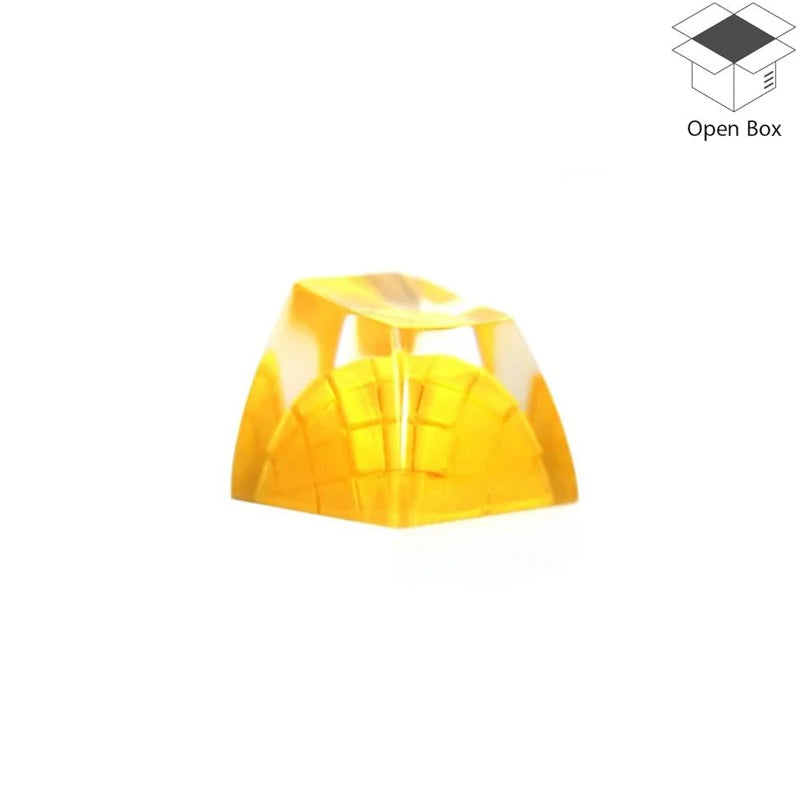 Vergo مخصص SA R1 Profile Resin Mango Keycap للوحة مفاتيح الألعاب الميكانيكية - أصفر - صندوق مفتوح