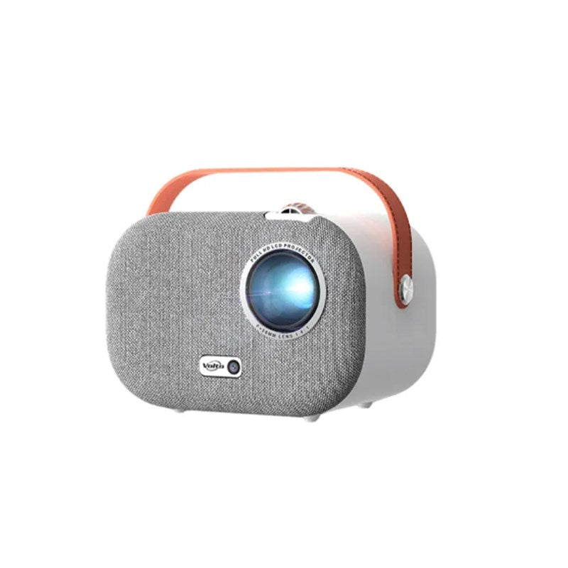 Volto Smart Android LED Portable Projector 5000 Lumens With Built-In Speaker, Wi-Fi & Bluetooth - White