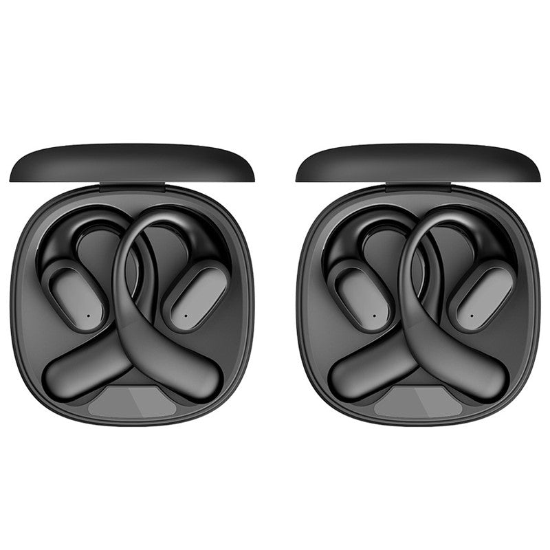 Wearable Stereo True Wireless BT 5.3 LED Display Earbuds with Silicon Ear Hook for Sports Workout Gaming, (Pack of 2)