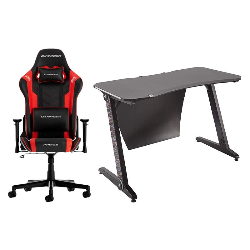 Dx Rocker X-Rocker Sony PlayStation - Borealis PC Gaming Desk with LED's + DXRac