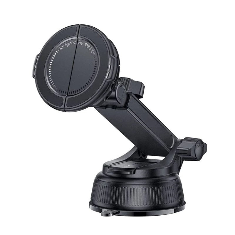 Yesido 2 in 1 Magnetic and Clip Car Dashboard Mobile Holder Stand