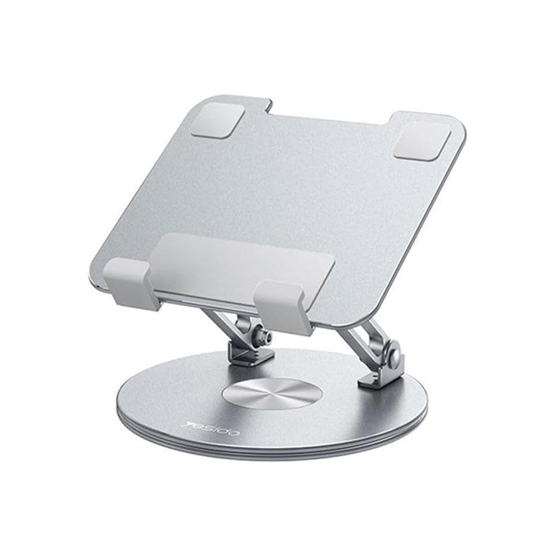 Yesido 360 Degree Rotating Aluminum Foldable Desk Stand For All iPads