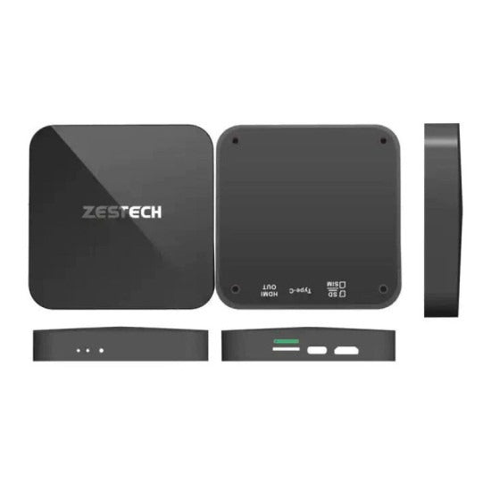 ZESTECH 6225 Android Car AI Box, 8 GB RAM, 128 GB Storage - Matt Black