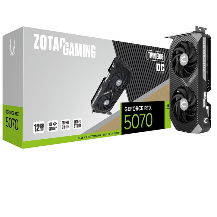 ZOTAC GeForce RTX 5070 Twin Edge OC 12GB GDDR7 Graphics Card