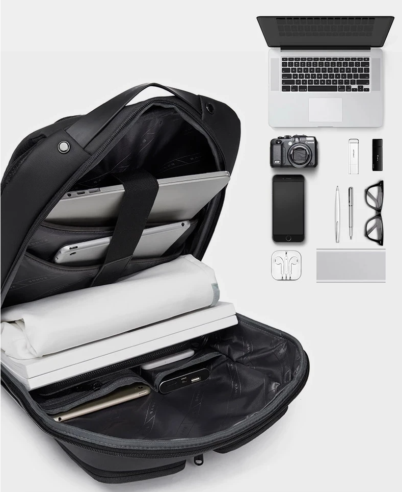 BANGE Anti Theft Waterproof Laptop Backpack 15.6