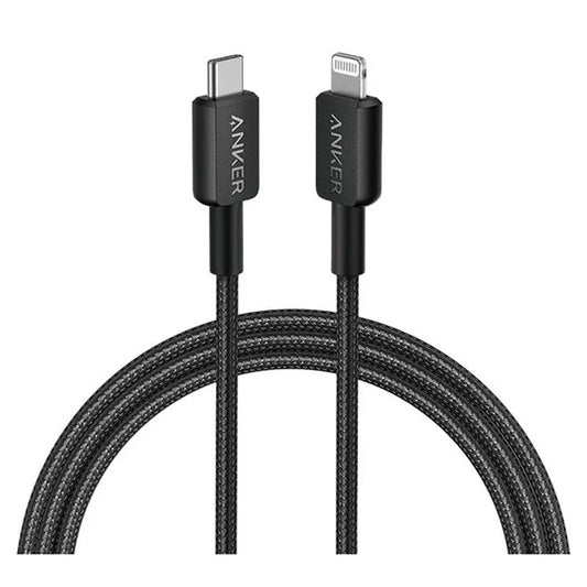 Anker 322 USB-C to Lightning Cable Braided, Black