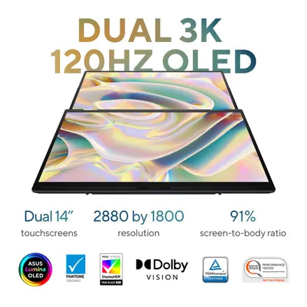 ASUS Zenbook Duo (2024) UX8406, dual 14