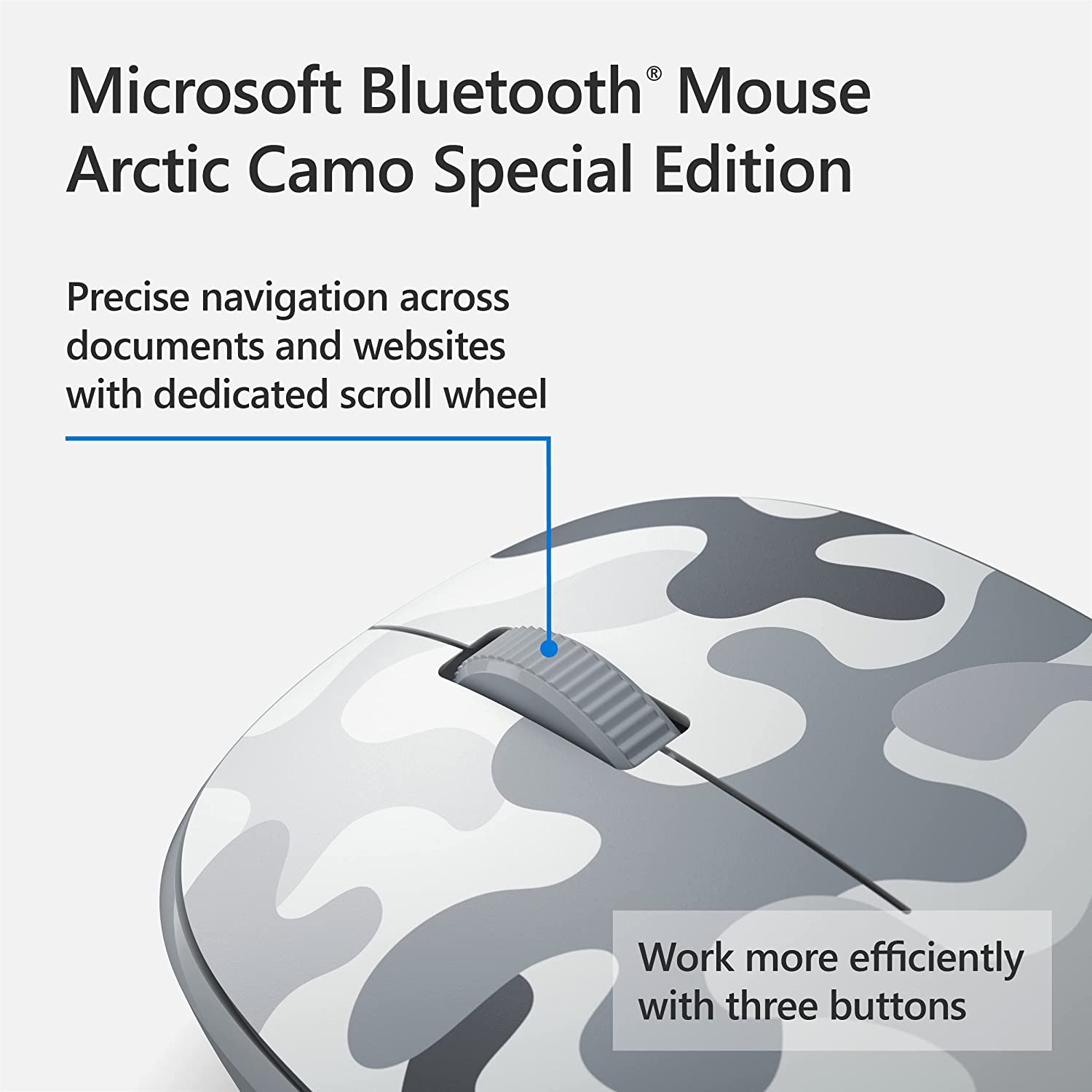 Microsoft Bluetooth Mouse - Arctic Camo - Special Edition