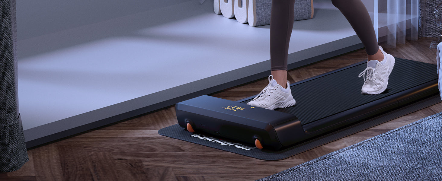 King Smith Non-Slip Walking Pad Floor Mat - Black