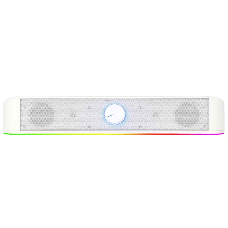 Redragon GS560W Adiemus RGB, 2.0 Channel, Wired Gaming Speaker - White