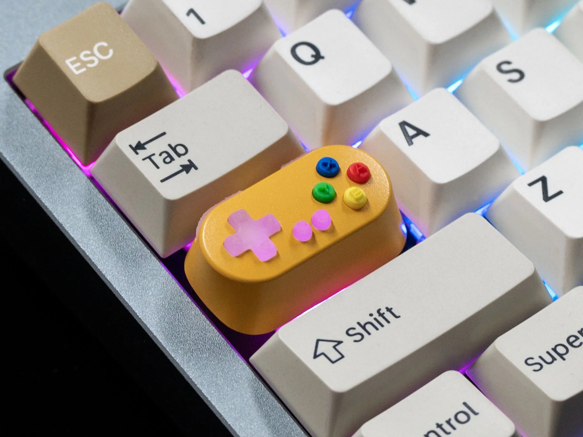 HolyOops Customized 3D Gamepad Controller CAPSLOCK Aluminium Cherry MX