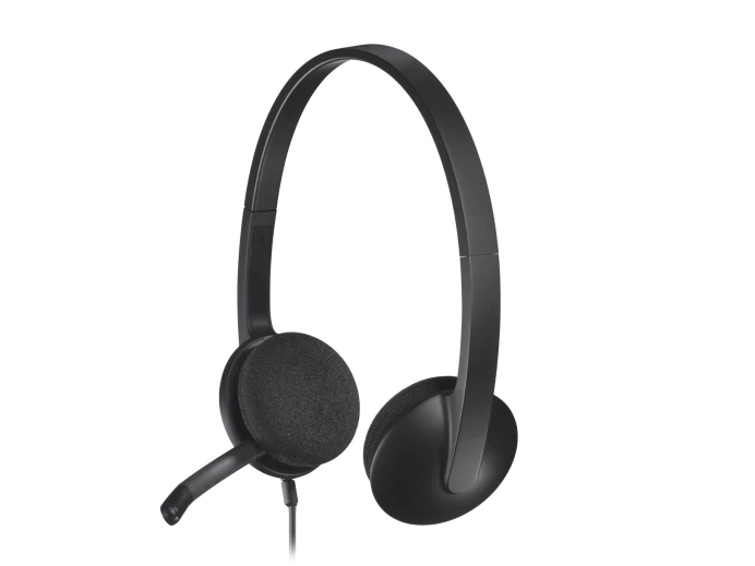 Logitech H340 USB Computer Headset - Black