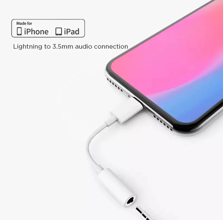 Apple Lightning to 3.5 mm Headphone Jack Adapter
