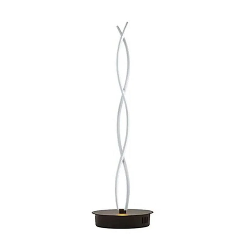 RGB LED Double Helix Corner Light, Floor Lamp With Remote Control For Living Room, Home Decoration