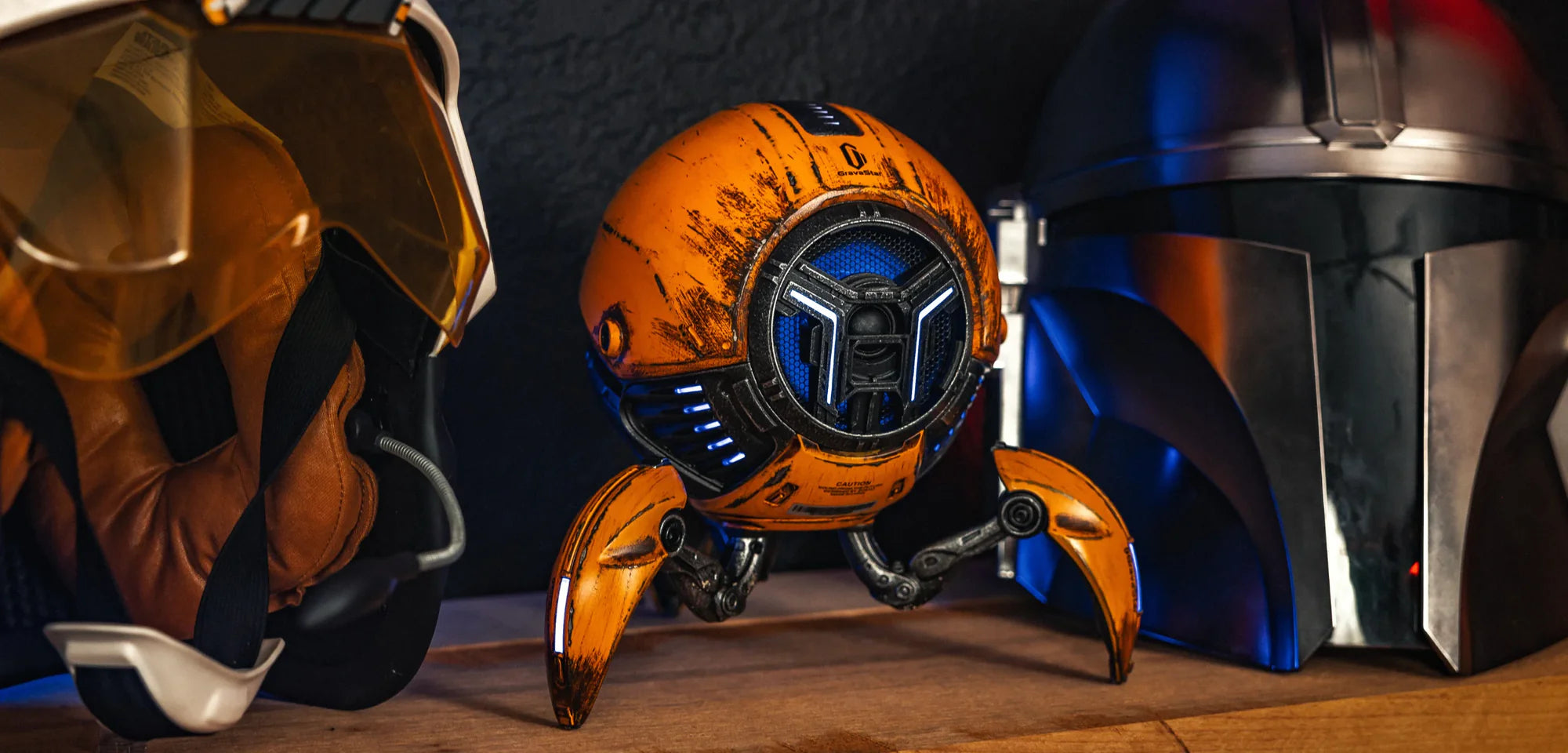 GravaStar G1 Mars Pro Bluetooth Speaker (War Damaged Version) - Yellow
