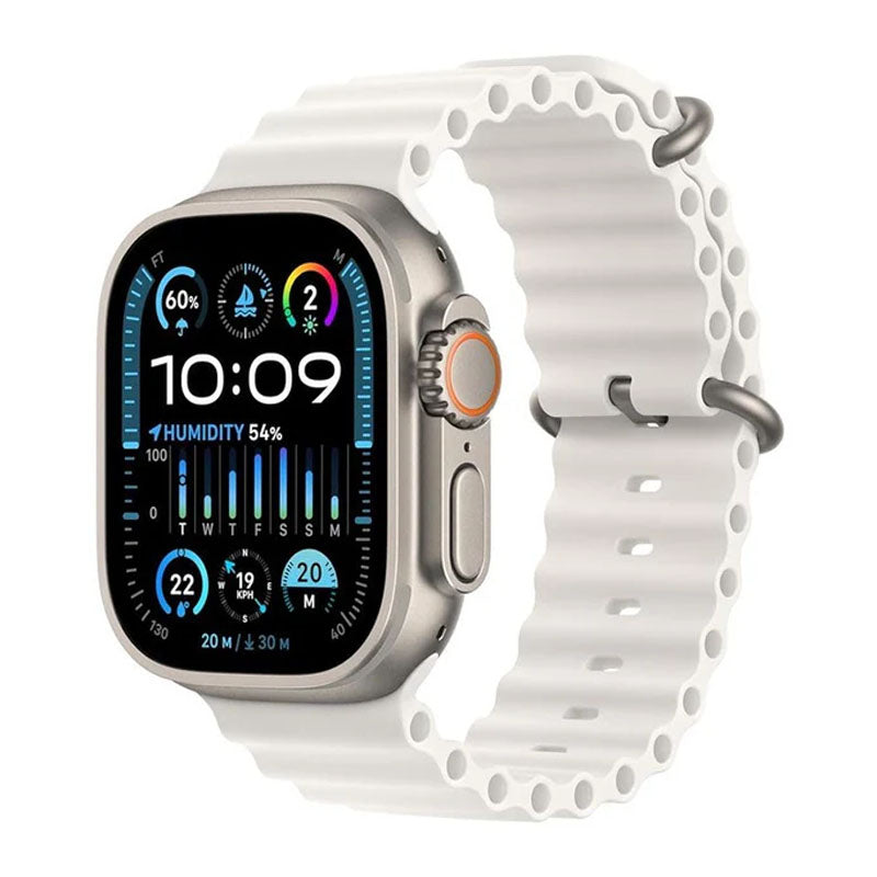 Ocean Band Apple Watch Band 49mm 45mm 44mm 42mm , Adjustable Sport Band for Apple Watch Ultra and Watch Series 8 7 6 5 4 3 2 1 SE