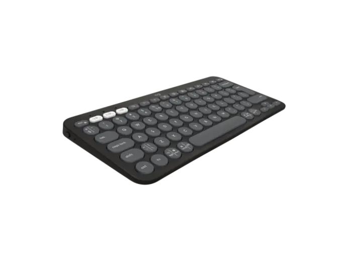 Logitech Keyboard Pebble Keys 2 K380s Bluetooth Keyboard - Tonal Graphite (English/Arabic)