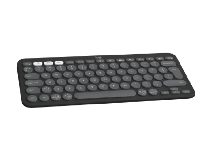 Logitech Keyboard Pebble Keys 2 K380s Bluetooth Keyboard - Tonal Graphite (English/Arabic)