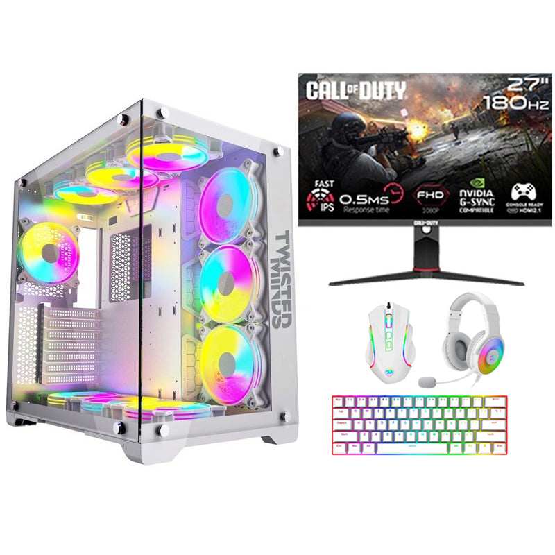 i5 Gaming PC, i5-12400F, RTX 4060 8GB, Windows 11 PRO With GAMEON 27