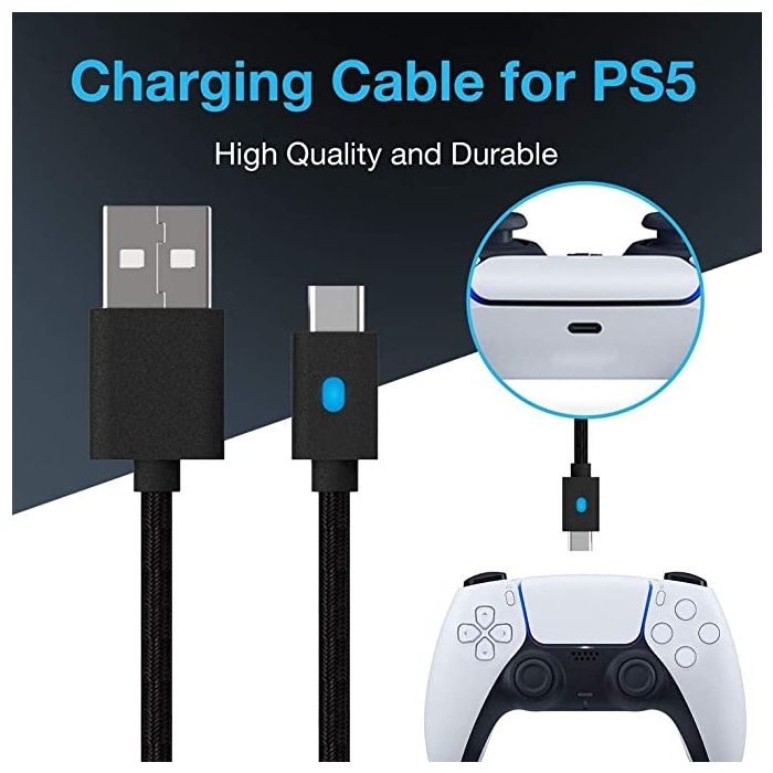 Dobe USB Charging Cable (TY-0803) For PS5 Controller/Xbox Series/Nintendo Switch Controller/Mobile - 3 M