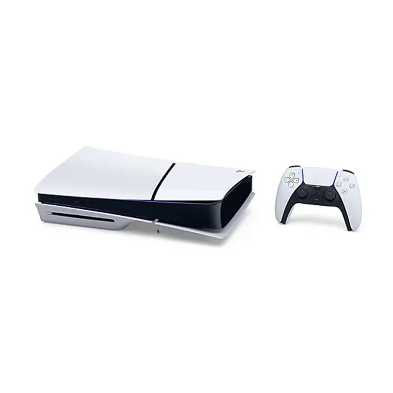 Sony Playstation 5 Disc Console Slim, Arabic Edition with Hero Gaming Chair, Fabric Grey
