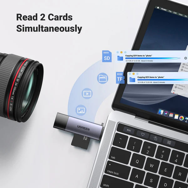 Ugreen USB-C/USB-A Card Reader, CM185