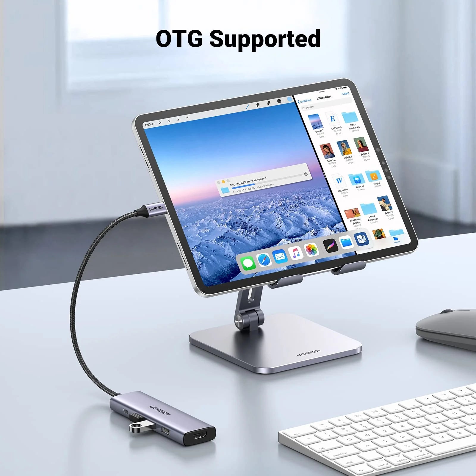 Ugreen 5-in-1 USB-C Hub (100W PD, 4K@30Hz HDMI)