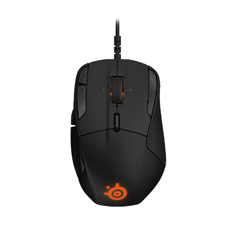 SteelSeries Rival 500 MMO/MOBA 15-Button Programmable Gaming Mouse - 16,000 CPI