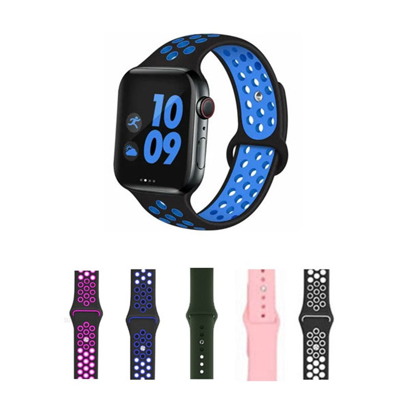 Apple Watch Soft Silicon Sports Band for Apple Watch 44 MM / 42 MM - Pack of 5