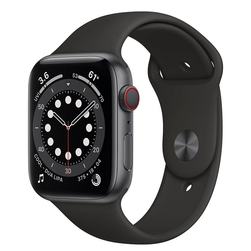 Apple Watch Series 6, Aluminum Case, Sport Band, (GPS + Cellular)