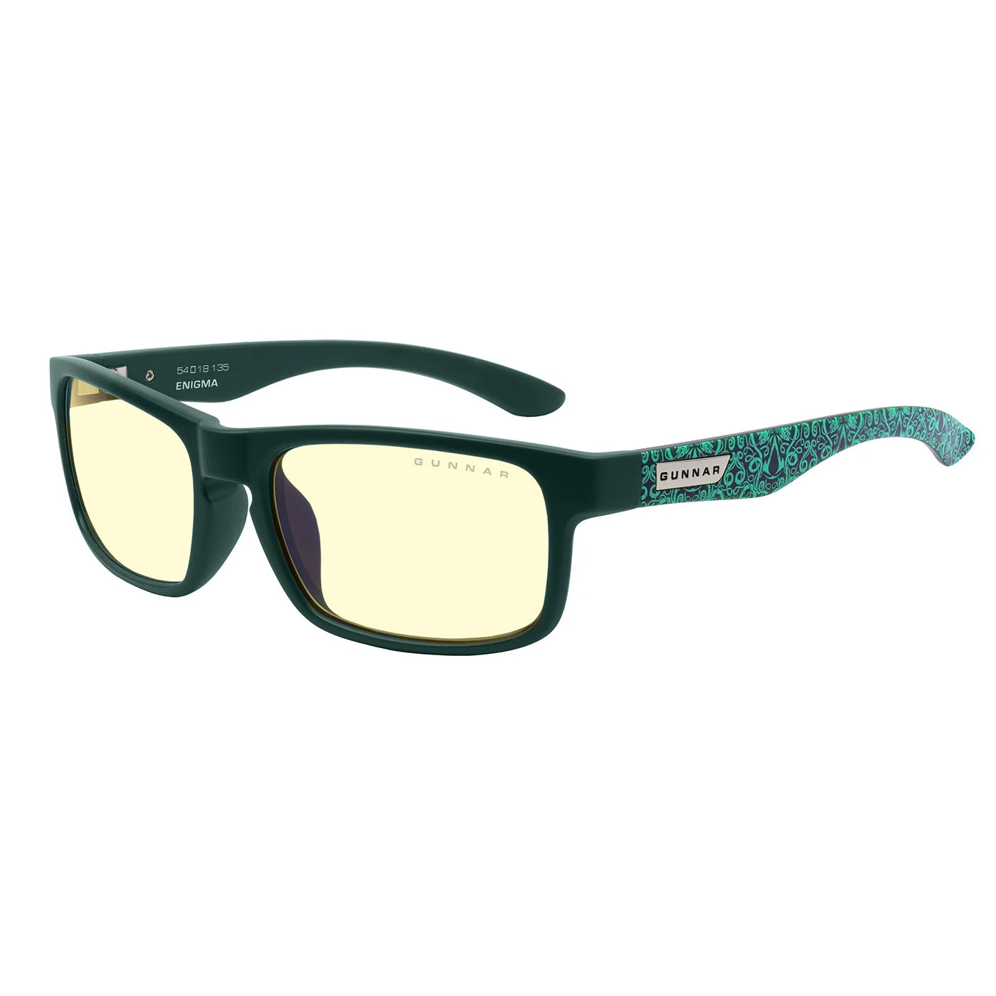 Gunnar Assassin’s Creed: Valhalla Edition Gaming Glasses (Teal Frame, Amber Lens Tint)