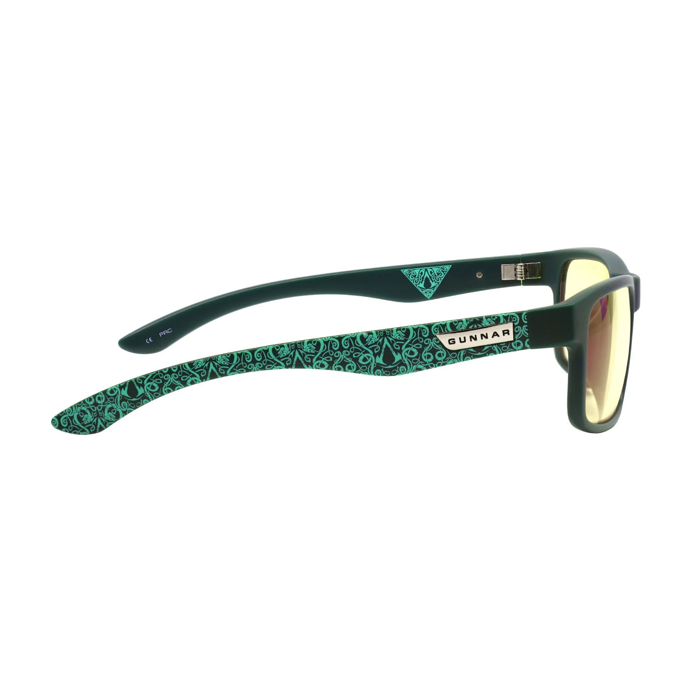 Gunnar Assassin’s Creed: Valhalla Edition Gaming Glasses (Teal Frame, Amber Lens Tint)