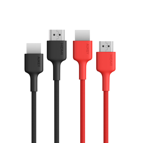 Aukey Impulse HDMI 2.0 High-Speed HDMI Cable 4K 60Hz (6.6ft 2-Pack)