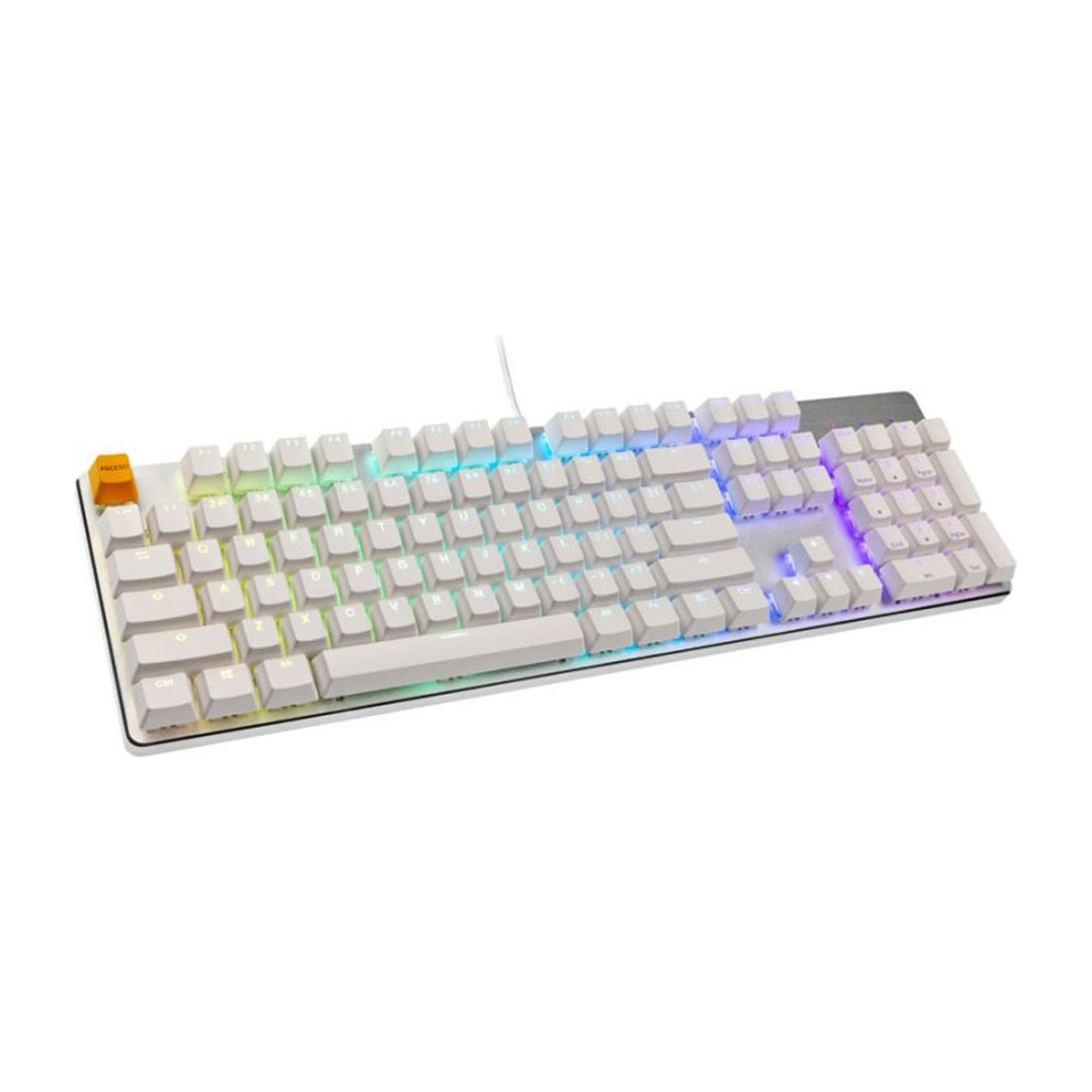 Glorious GMMK RGB Full Size Mechanical Keyboard (Pre-Built) - White Ice