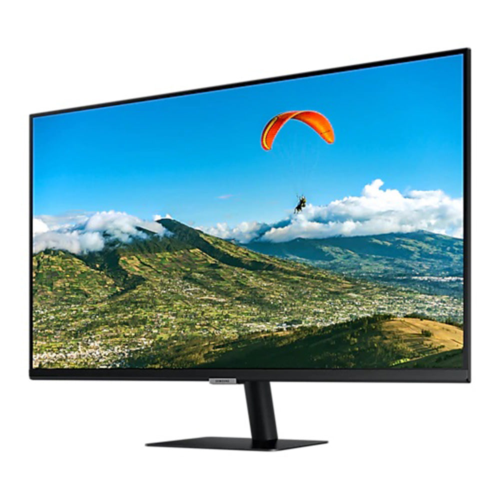 شاشة سامسونج 27 بوصة عالية الدقة ، 60 هرتز ، مع إمكانية الاتصال بالهاتف المحمول ، HDMI ، USB - أسود