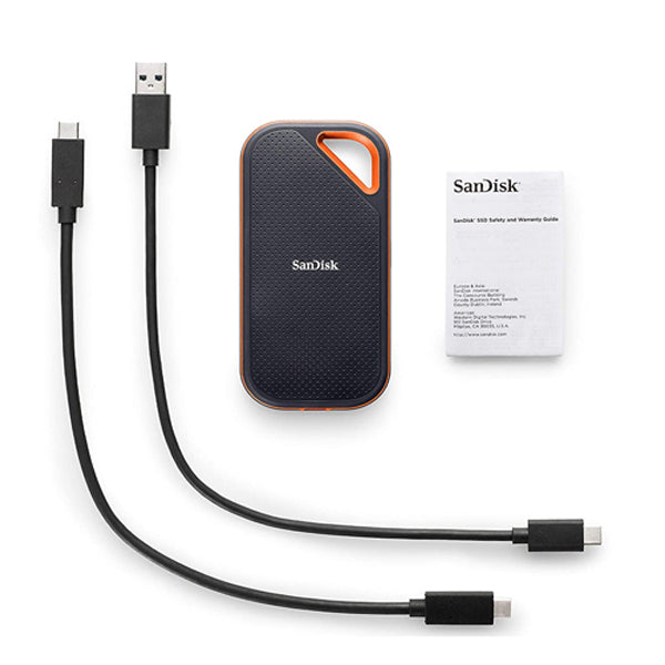 SanDisk  Extreme PRO Portable SSD 1TB - Up To 2000MB/s - USB-C, USB 3.2 Gen 2x2 - External Solid State Drive