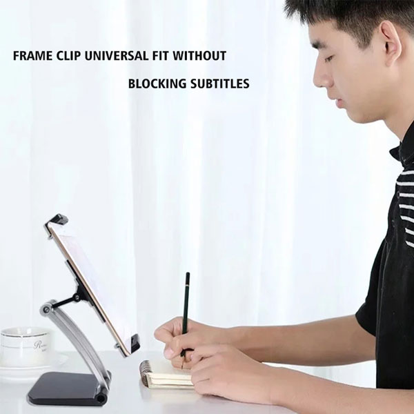Foldable Universal Multi Angle Adjustable iPad and Tablets Stand For UpTo 9.7 inch