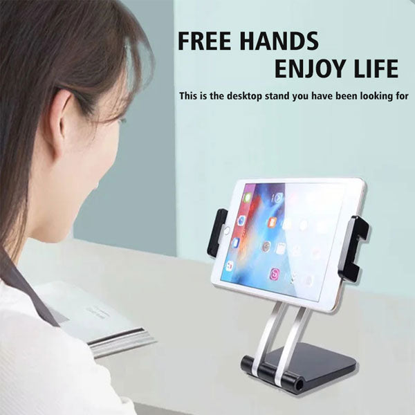 Foldable Universal Multi Angle Adjustable iPad and Tablets Stand For UpTo 9.7 inch