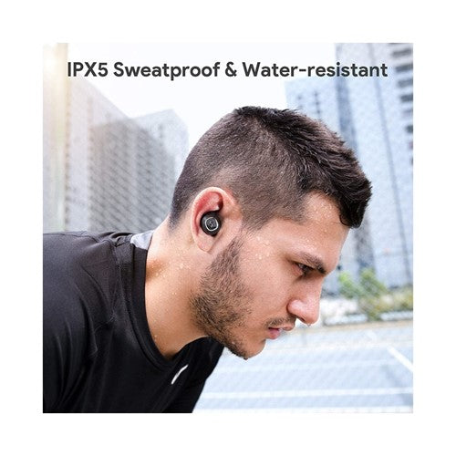 Aukey True Wireless Earbuds, 24 Hours Playtime, Deep Bass, Secure Fit, Touch Control