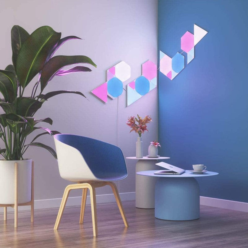 Nanoleaf - Shapes - Triangles - 3 Panels Expansion (Panels Only) - Global - White ( Open Box )