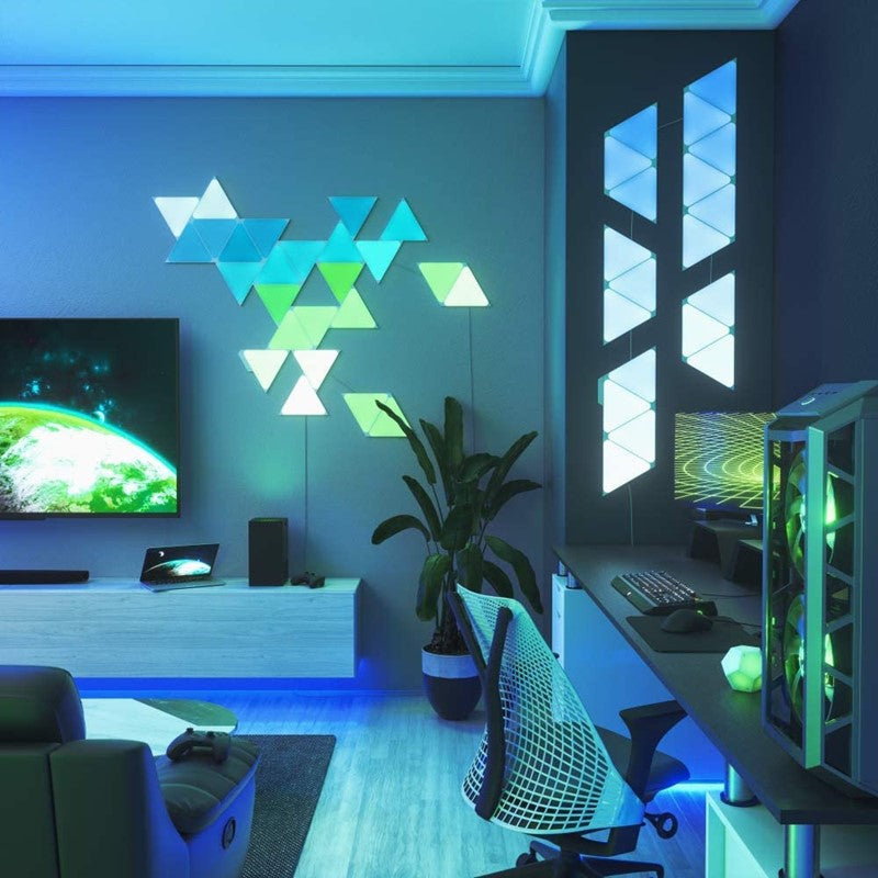 Nanoleaf - Shapes - Triangles - 3 Panels Expansion (Panels Only) - Global - White ( Open Box )