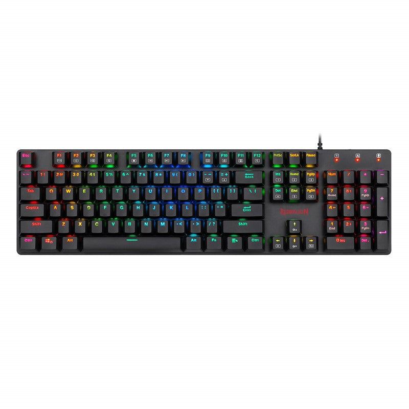 Redragon SHRAPNEL K589 RGB Backlit Wired Mechanical Gaming Keyboard - Black